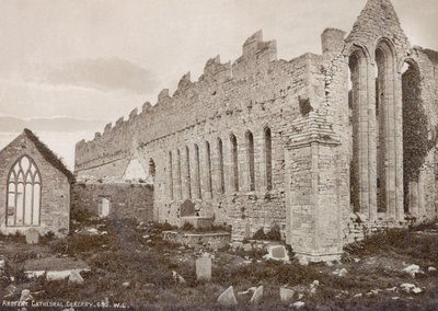 Ardfert-Kathedrale, fotografiert von Robert French für das William Lawrence Photographic Studio, ca. 1880er Jahre von Robert French